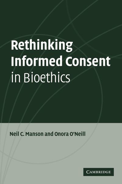 Produktbild: Rethinking Informed Consent in Bioethics