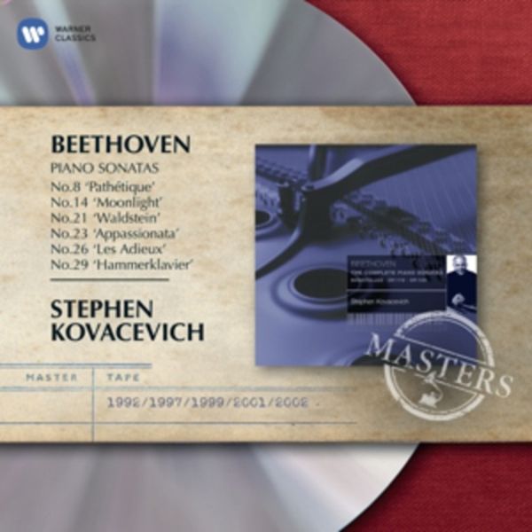 Klaviersonaten 8,14,21,23,26/+ - Stephen Bishop-Kovacevich, CD