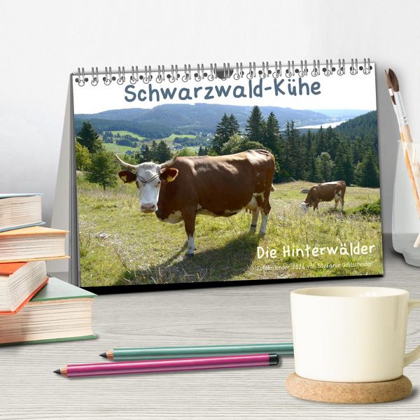 Produktbild: Schwarzwald-K&uuml;he - Die Hinterw&auml;lder (Tischkalender 2026 DIN A5 quer), CALVENDO Monatskalender