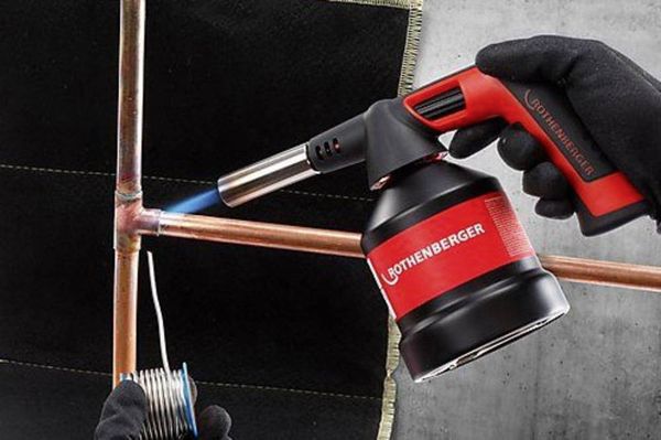 "Rothenberger ROFLAME 4 PIEZO, 7/16\"-EU Lötlampe"