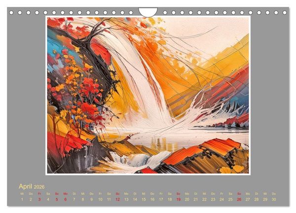Produktbild: Expressionistische Landschaften (Wandkalender 2026 DIN A4 quer), CALVENDO Monatskalender
