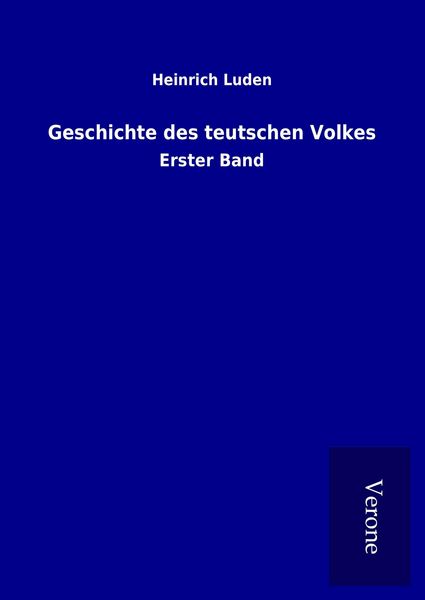 Produktbild: Geschichte des teutschen Volkes