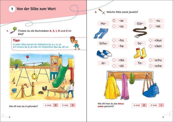 Produktbild: Lesel&ouml;wen Lernhilfen - Leichter lesen - 1. Klasse