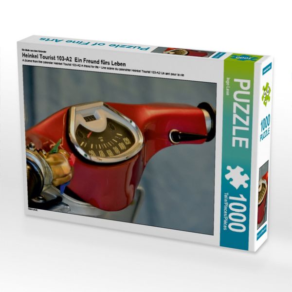 Produktbild: CALVENDO Puzzle Ein Motiv aus dem Kalender Heinkel Tourist 103-A2 Ein Freund f&uuml;rs Leben | 1000 Teile Lege-Gr&ouml;&szlig;e 64x48cm Foto-Puzzle f&uuml;r gl&uuml;ckliche Stunden