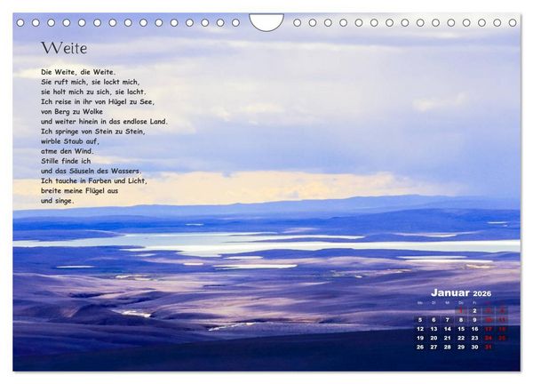 Produktbild: Lichtblicke f&uuml;r Auge und Seele - Der Kalender (Wandkalender 2026 DIN A4 quer), CALVENDO Monatskalender