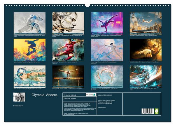 Produktbild: Olympia. Anders. (Wandkalender 2026 DIN A2 quer), CALVENDO Monatskalender