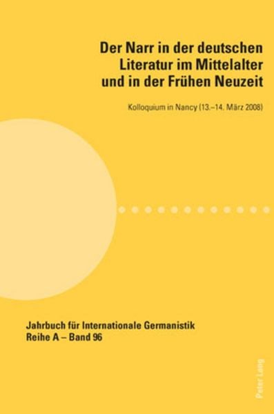 Produktbild: Der Narr in der deutschen Literatur im Mittelalter und in der Fr&uuml;hen Neuzeit