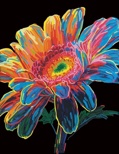 Produktbild: DIAMOND DOTZ - Diamond Painting Neon Gerbera