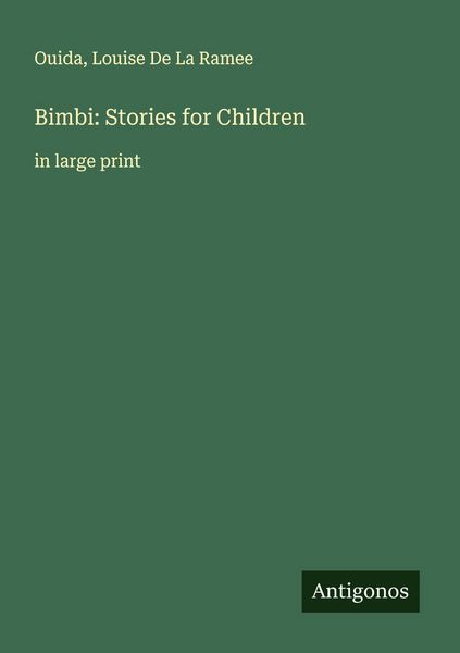 Produktbild: Bimbi: Stories for Children