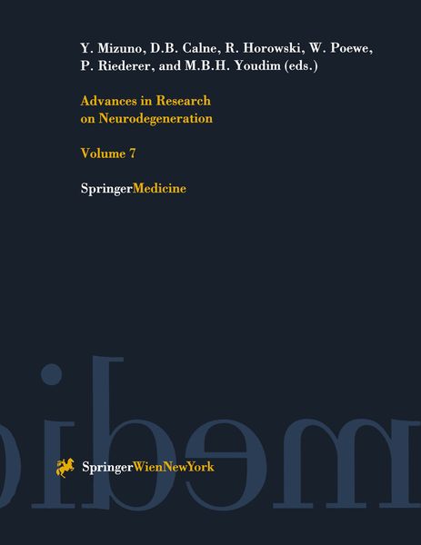 Produktbild: Advances in Research on Neurodegeneration