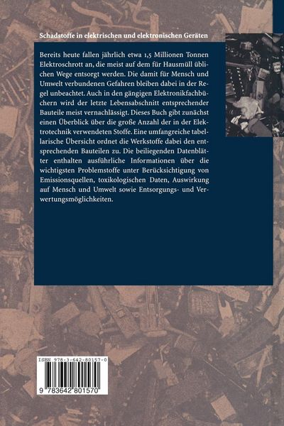 Produktbild: Schadstoffe in elektrischen und elektronischen Ger&auml;ten