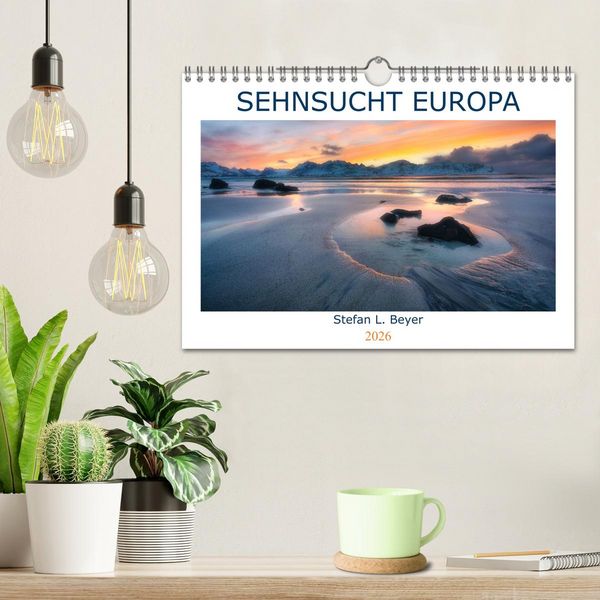 Produktbild: Sehnsucht Europa (Wandkalender 2026 DIN A4 quer), CALVENDO Monatskalender