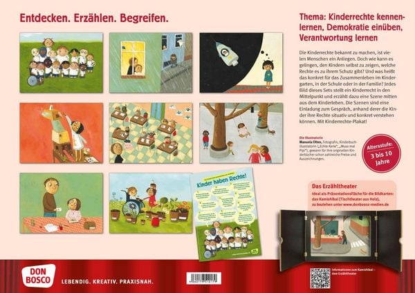 Produktbild: Wir haben Rechte! Kamishibai Bildkartenset.
