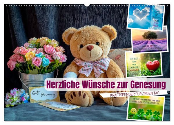 Produktbild: Herzliche W&uuml;nsche zur Genesung (Wandkalender 2026 DIN A2 quer), CALVENDO Monatskalender