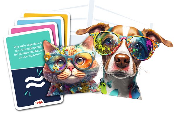 Produktbild: Team Quiz Challenge Katzen vs. Hunde