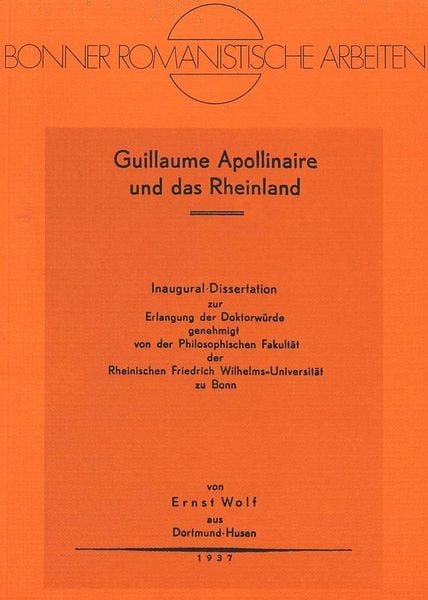 Produktbild: Guillaume Apollinaire und das Rheinland