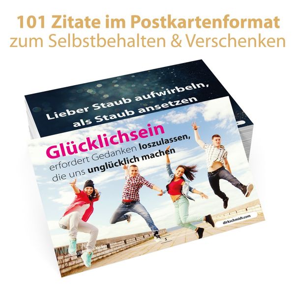 Produktbild: MUTivationsbox - 101 Zitate auf Designerpostkarten für deine Motivation