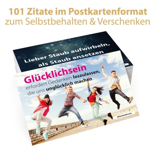 Produktbild: MUTivationsbox - 101 Zitate auf Designerpostkarten f&uuml;r deine Motivation