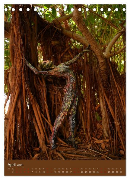 Produktbild: Tropical Artventures (Tischkalender 2026 DIN A5 hoch), CALVENDO Monatskalender