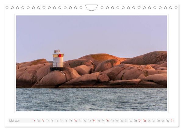 Produktbild: Bohusl&auml;n. Lysekil - Fiskeb&auml;ckskil - Grundsund (Wandkalender 2026 DIN A4 quer), CALVENDO Monatskalender
