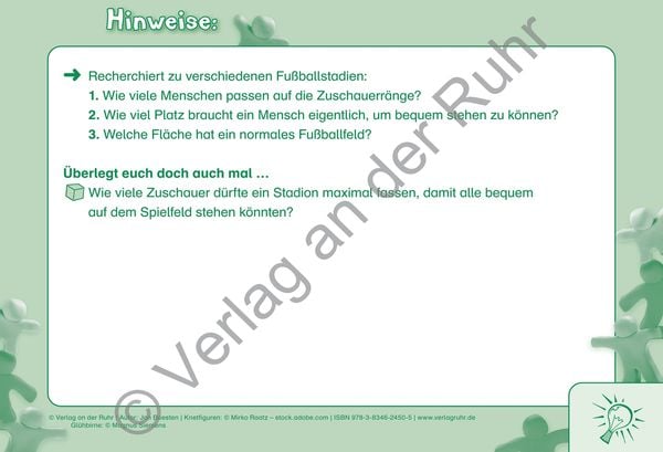 Produktbild: Die Mathe-Knobel-Kartei: Fermi-Aufgaben, Klasse 3-6