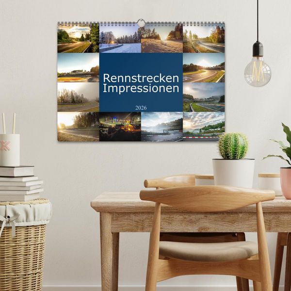 Produktbild: Rennstrecken Impressionen (Wandkalender 2026 DIN A3 quer), CALVENDO Monatskalender