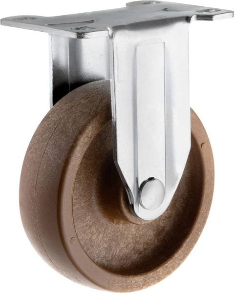 TOOLCRAFT TO-5137950 Bockrolle mit Anschraubplatte 100 mm Polyamid und Glasfasern Tragfähigkeit (max.): 125 kg