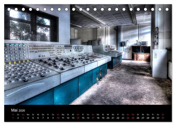 Produktbild: Verlassene Orte - Berlin - Brandenburg (Tischkalender 2026 DIN A5 quer), CALVENDO Monatskalender