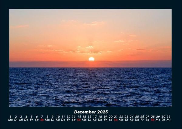 Produktbild: Sonnenunterg&auml;nge 2025 Fotokalender DIN A4