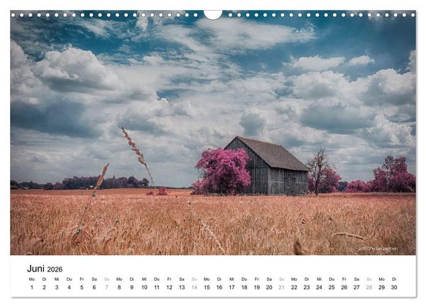 Produktbild: Die Lausitz durch den Infrarotfilter (Wandkalender 2026 DIN A3 quer), CALVENDO Monatskalender