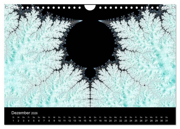 Produktbild: Fraktale - Farben - Formen 2026 (Wandkalender 2026 DIN A4 quer), CALVENDO Monatskalender