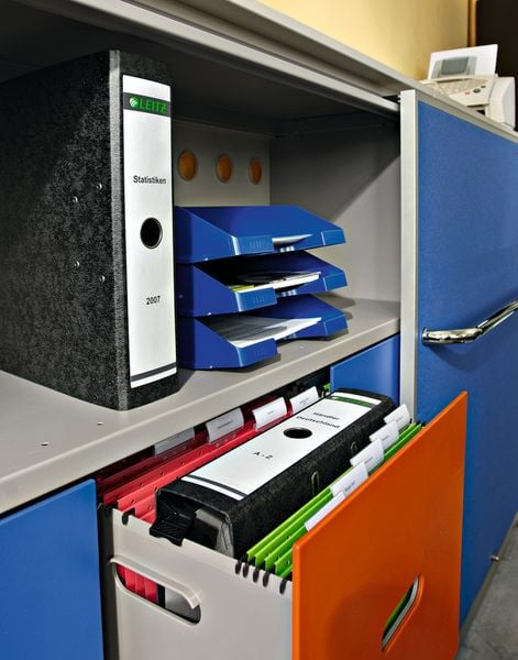 Produktbild: LEITZ&reg; H&auml;ngeordner 180&deg;, R&uuml;ckenbreite 8 cm schwarz
