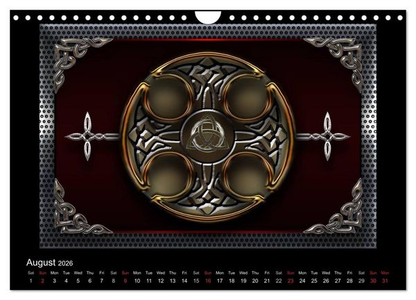 Produktbild: Celtic Symbols (Wall Calendar 2026 DIN A4 landscape), CALVENDO 12 Month Wall Calendar
