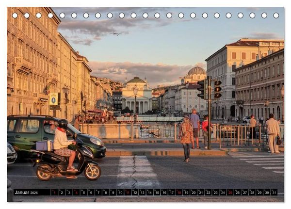 Produktbild: Triest und seine Riviera (Tischkalender 2026 DIN A5 quer), CALVENDO Monatskalender
