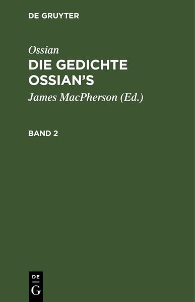 Produktbild: Die Gedichte Oisian's. Band 2