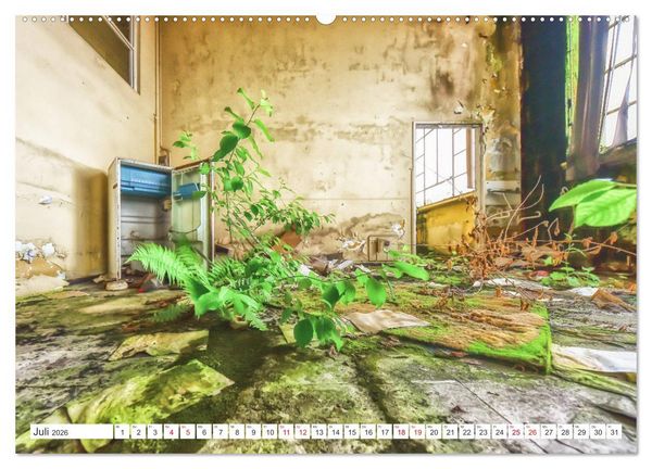 Produktbild: Lost Places - Verlassene R&auml;ume (hochwertiger Premium Wandkalender 2026 DIN A2 quer), Kunstdruck in Hochglanz