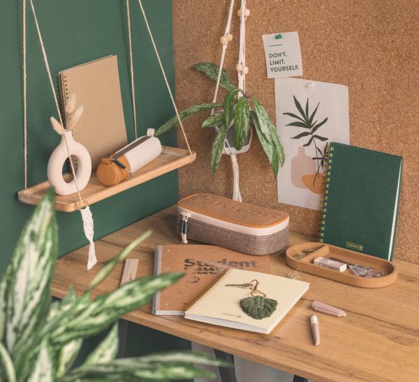Produktbild: Brunnen Notizbuch Wire-O A5 dotted caramel
