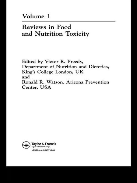 Produktbild: Reviews in Food and Nutrition Toxicity