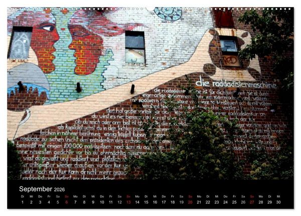 Produktbild: Grafitti 2026 (Wandkalender 2026 DIN A2 quer), CALVENDO Monatskalender
