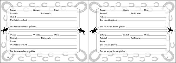 Mein Reiter-Tagebuch - Für alle Erlebnisse und Erinnerungen aus dem Reitstall
