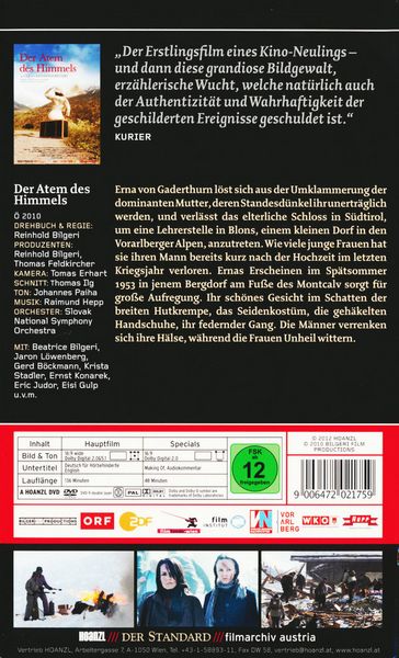 Produktbild: Der Atem des Himmels - Edition der Standard