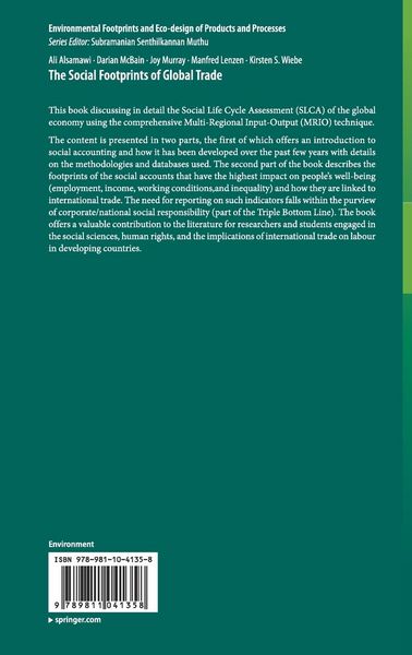 Produktbild: The Social Footprints of Global Trade