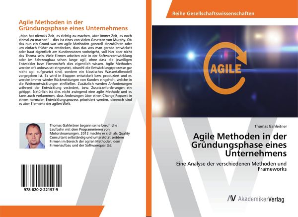 Produktbild: Agile Methoden in der Gr&uuml;ndungsphase eines Unternehmens