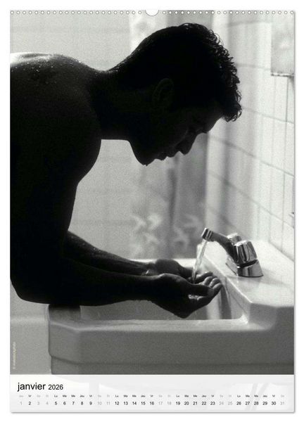 Produktbild: contrastes hommes (Calendrier mural 2026 DIN A2 horizontal), CALVENDO calendrier mensuel