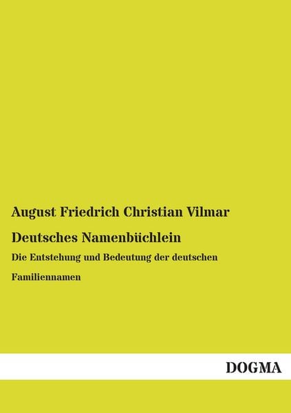 Produktbild: Deutsches Namenb&uuml;chlein