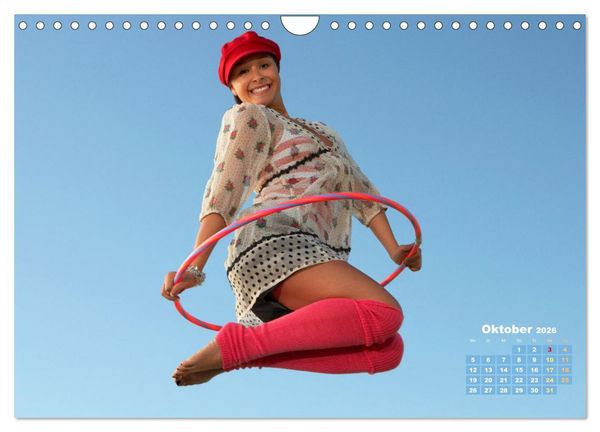 Produktbild: Hula-Hoop: Spa&szlig;, Sport und Fitness mit Hula Hoop Reifen (Wandkalender 2026 DIN A4 quer), CALVENDO Monatskalender