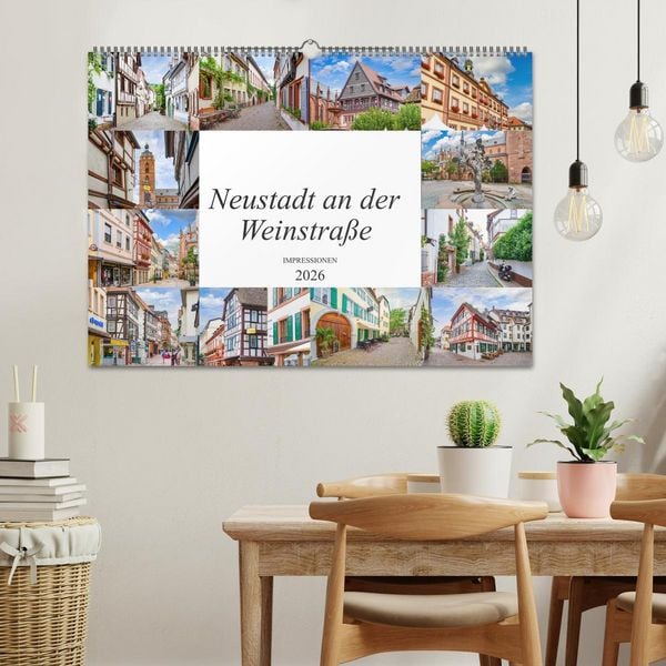 Produktbild: Neustadt an der Weinstra&szlig;e Impressionen (Wandkalender 2026 DIN A2 quer), CALVENDO Monatskalender