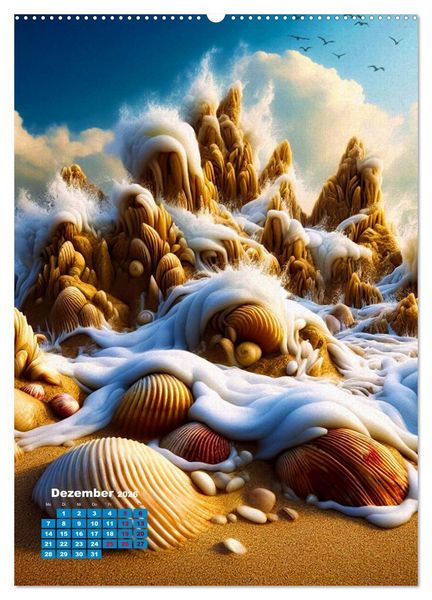Produktbild: Aus Sand und Meerschaum! (Wandkalender 2026 DIN A2 hoch), CALVENDO Monatskalender