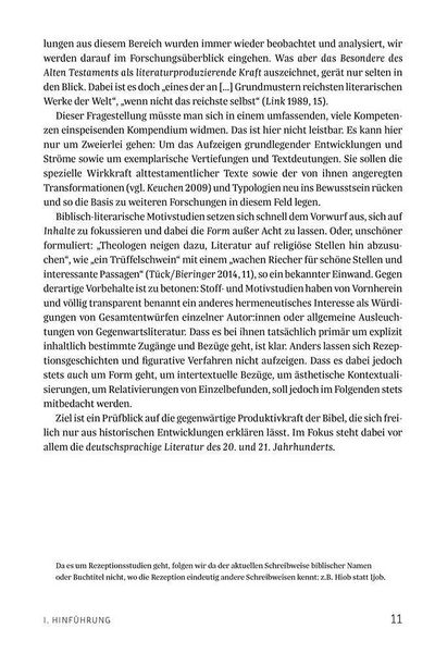 Produktbild: Altes Testament und moderne Literatur
