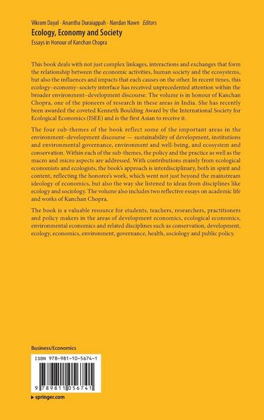 Produktbild: Ecology, Economy and Society
